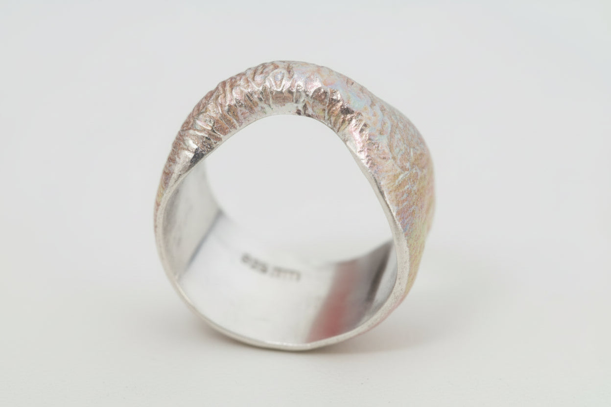528Hz Frequency rings, handcrafted in sterling silver